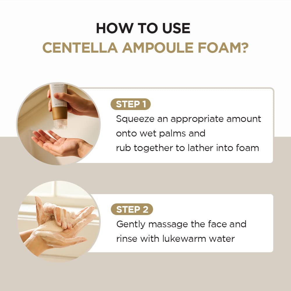 SKIN 1004 foaming cleanser for sensitive and hydrated skin