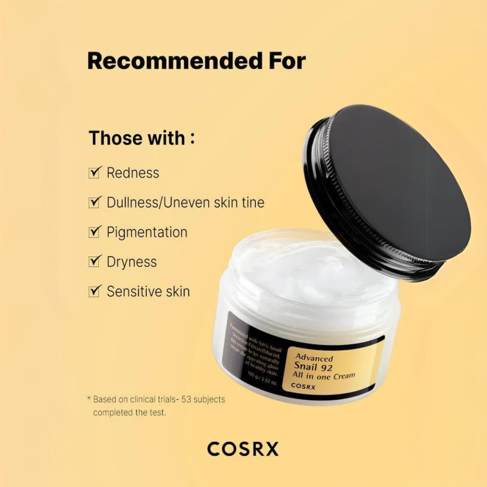 COSRX Snail Cream & Essence Korean skincare set
