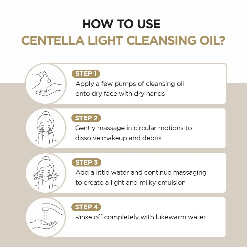 SKIN 1004 Madagascar Centella cleansing oil for makeup removal