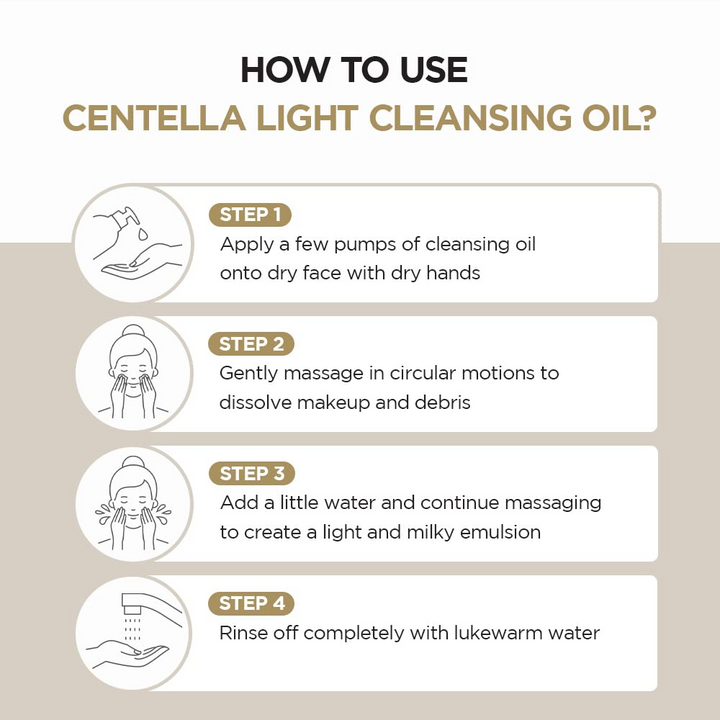 SKIN 1004 Madagascar Centella cleansing oil for makeup removal