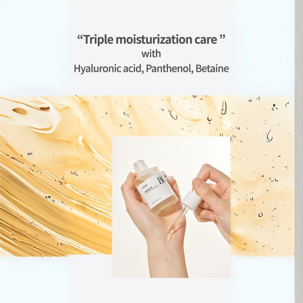 Anua Heartleaf 80% Soothing Ampoule for sensitive skin