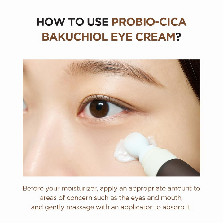 Bakuchiol eye cream for anti-wrinkle and dark circle care