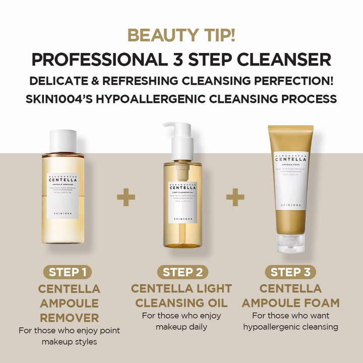 SKIN 1004 Madagascar Centella cleansing oil for makeup removal