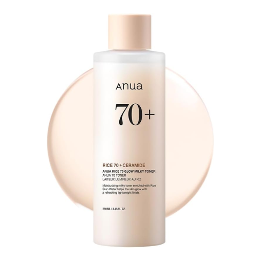 Anua Rice 70 Glow Milky Toner for Hydration and Brightening