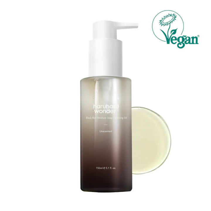 Haruharu WONDER Black Rice Cleansing Oil for hydration