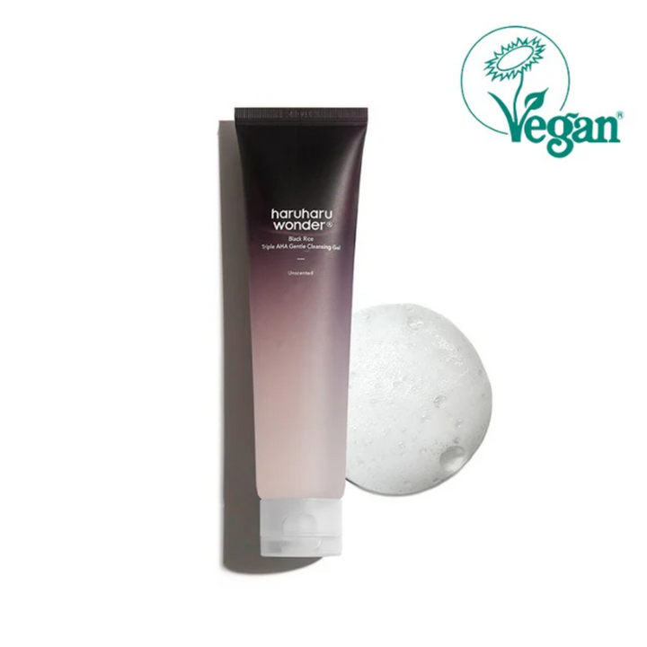 Haruharu WONDER Black Rice AHA Vegan Cleansing Gel for skin