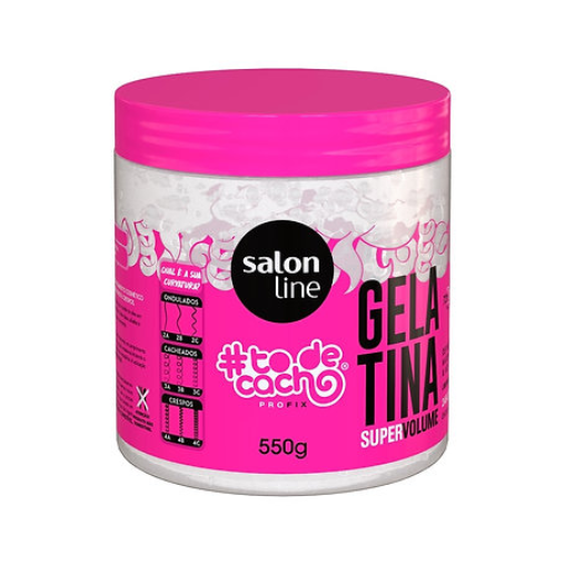 Salon Line Gelatina Super Volume Gel for Curly Hair - 550G