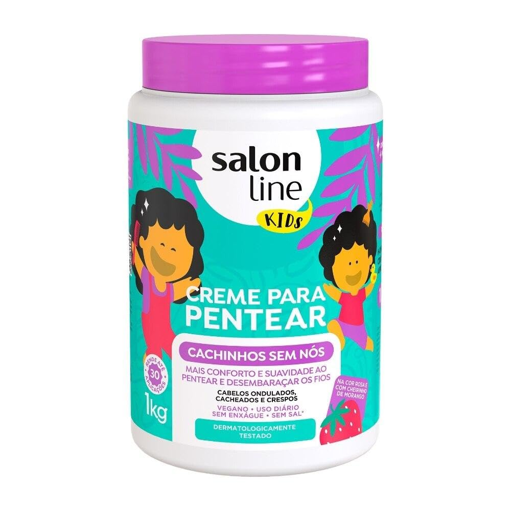 Salon Line Kids Curl Detangler Moisturizing Cream for Curls