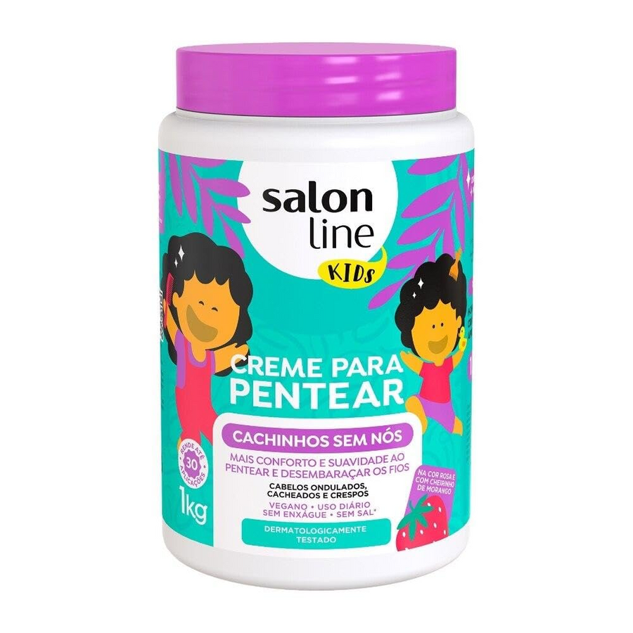Salon Line Kids Curl Detangler Moisturizing Cream for Curls