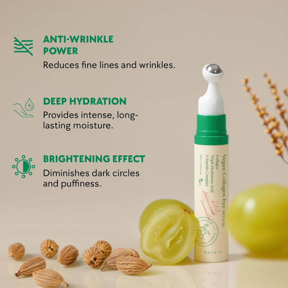 AXIS-Y Vegan Collagen Eye Serum for Dark Circles & Puffiness