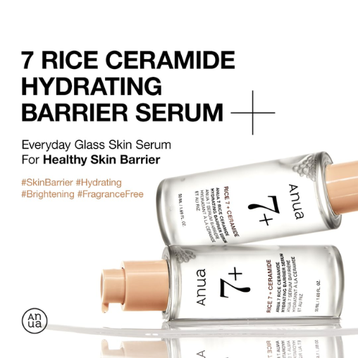 Anua Rice Ceramide Hydrating Serum for Moisturizing Skin