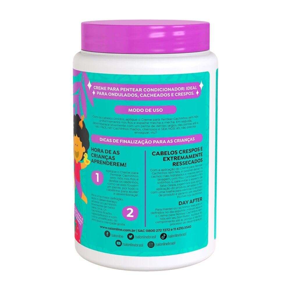 Salon Line Kids Curl Detangler Moisturizing Cream for Curls