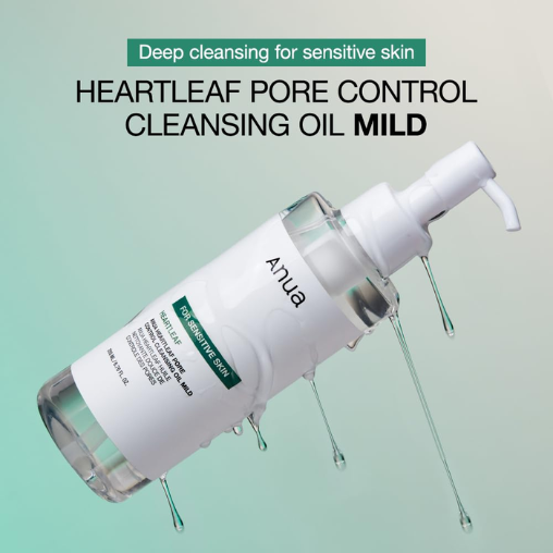 Anua Heartleaf Pore Control Cleansing Oil for Sensitive Skin
