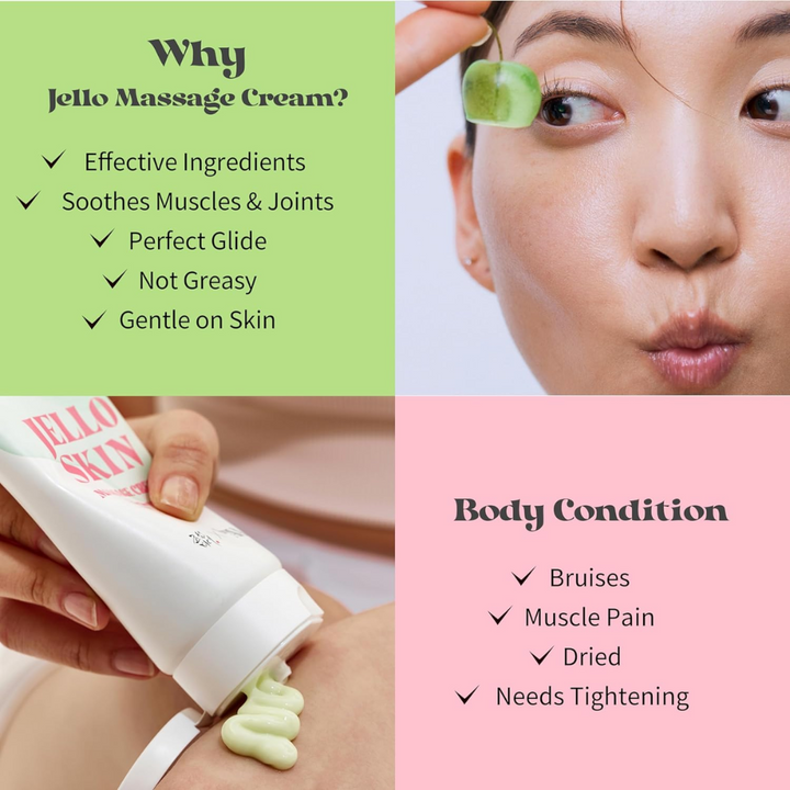 Jello Skin Massage Cream for Hydrating and Soothing
