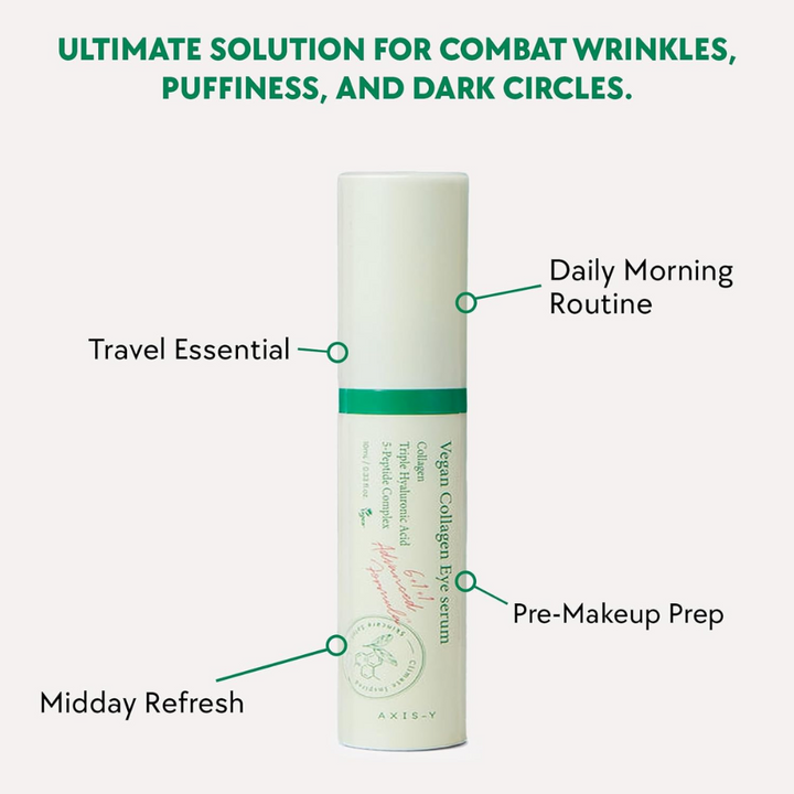 AXIS-Y Vegan Collagen Eye Serum for Dark Circles & Puffiness
