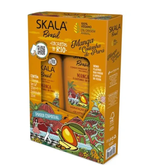 Skala Expert Kit Manga e Castanha do Para Duo: Cream & Shampoo & Conditioner