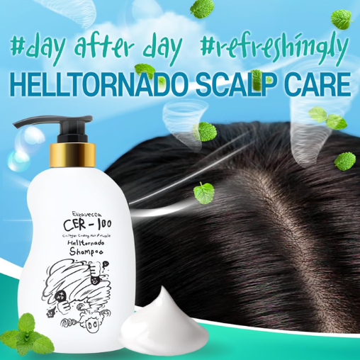 Elizavecca Collagen Shampoo for dandruff & healthy scalp