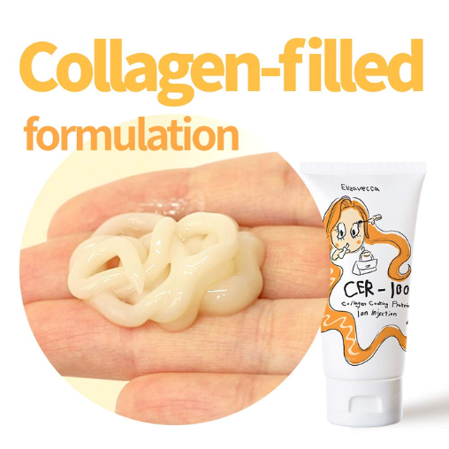 Elizavecca Collagen hair treatment for frizzy hair repair
