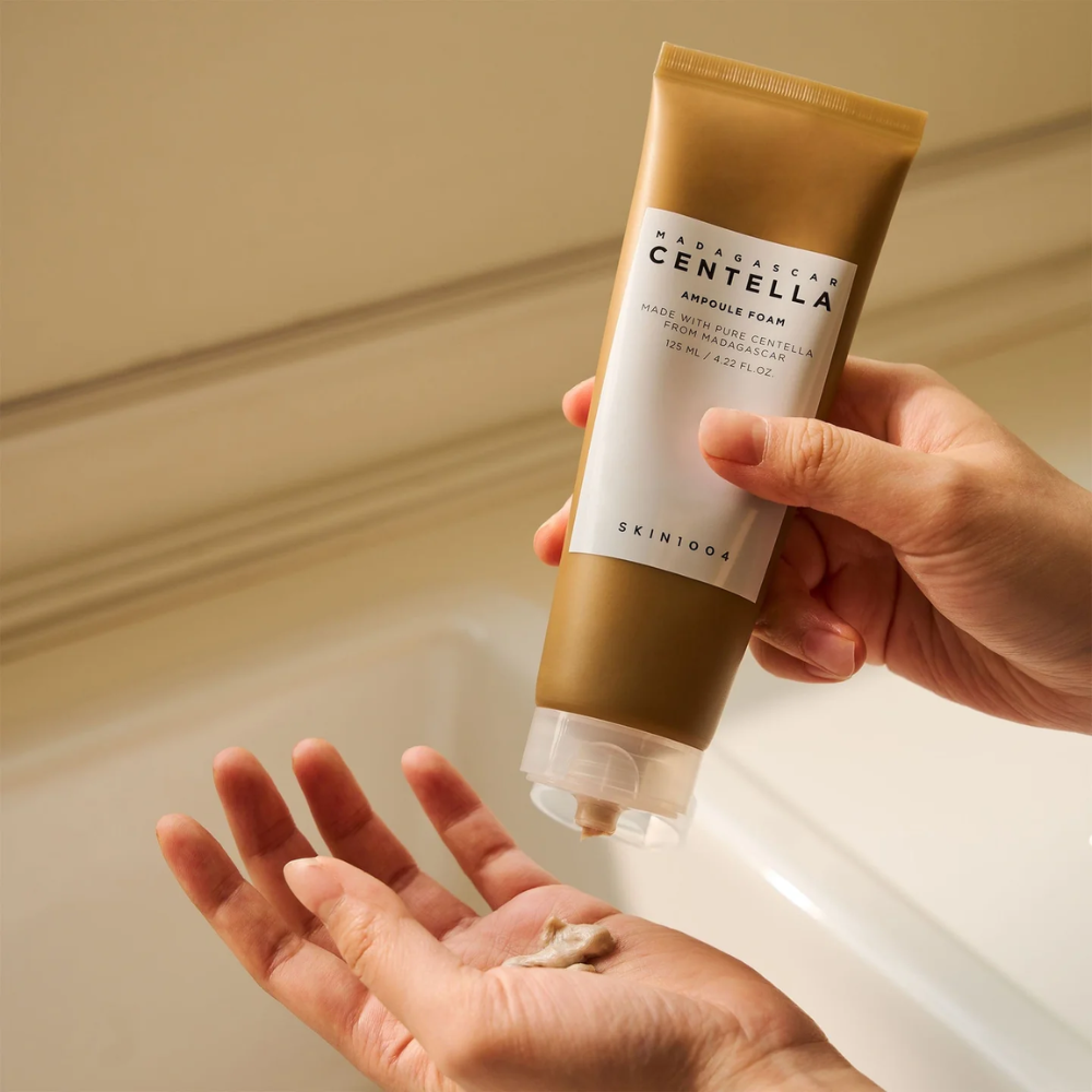 SKIN 1004 foaming cleanser for sensitive and hydrated skin