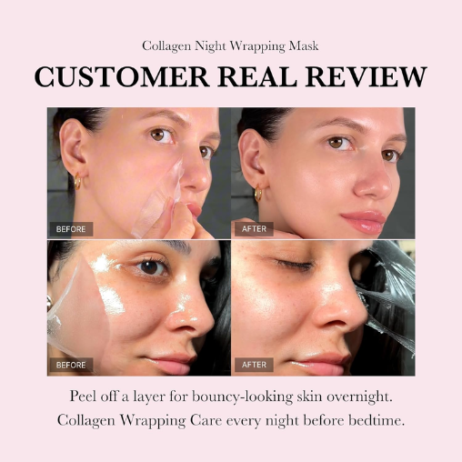 Medicube Collagen Night Wrapping Mask for hydrated skin