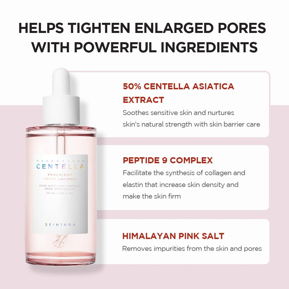 SKIN 1004 Madagascar Centella ampoule for pore tightening