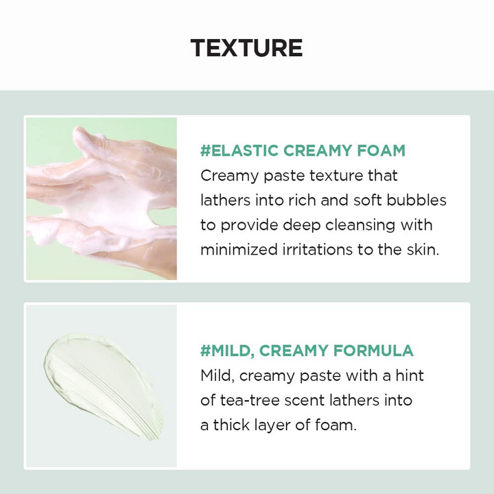 BHA Foam Cleanser with Tea Tree and Centella for clear skin
