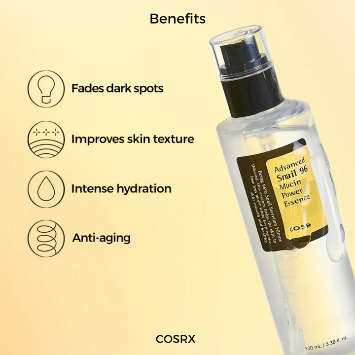 COSRX Snail Cream & Essence Korean skincare set