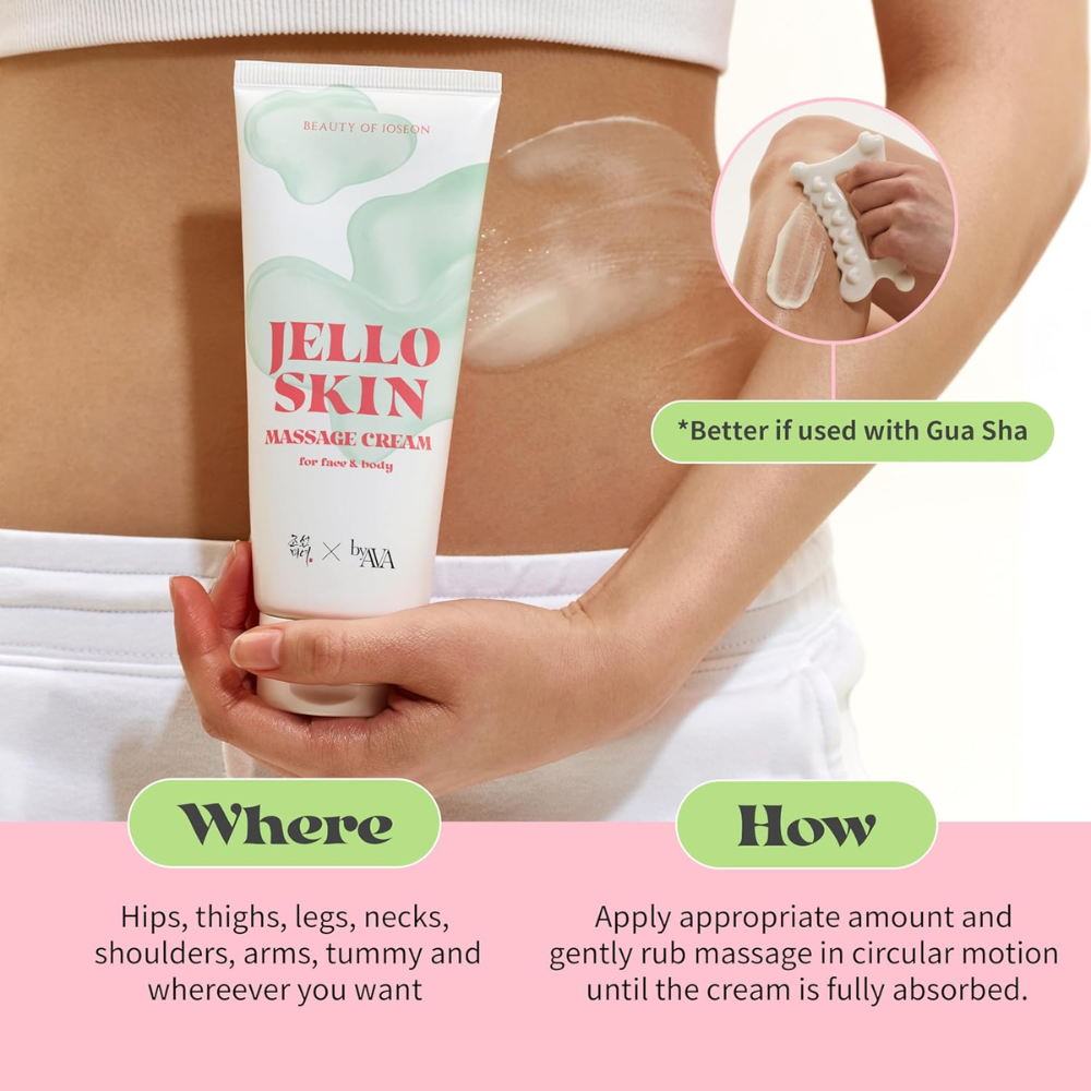 Jello Skin Massage Cream for Hydrating and Soothing