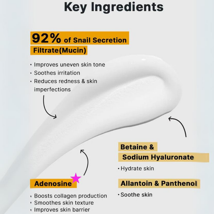 COSRX Snail Cream & Essence Korean skincare set