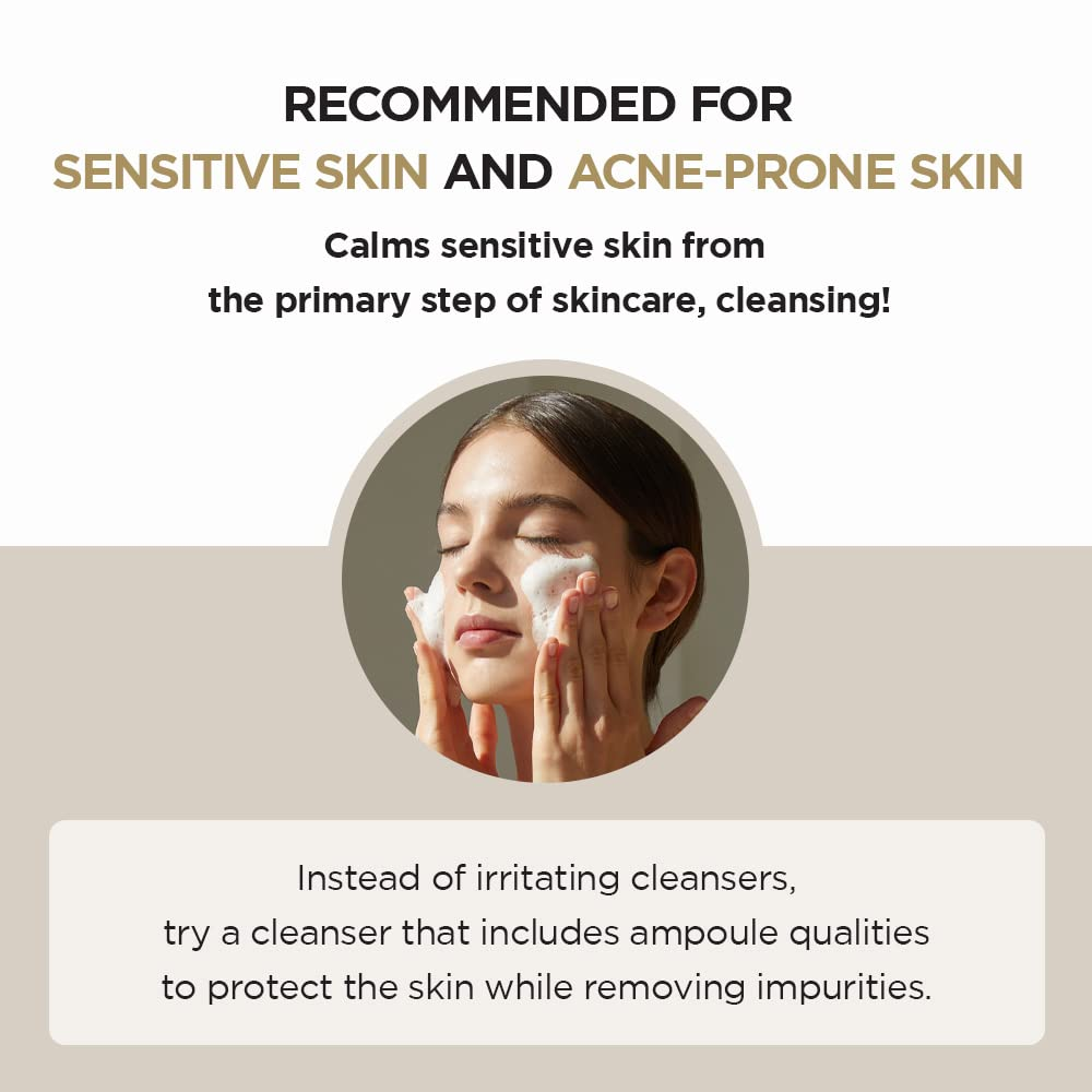 SKIN 1004 foaming cleanser for sensitive and hydrated skin