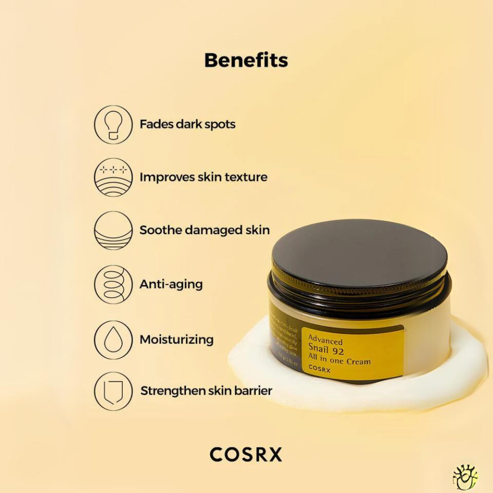 COSRX Snail Cream & Essence Korean skincare set