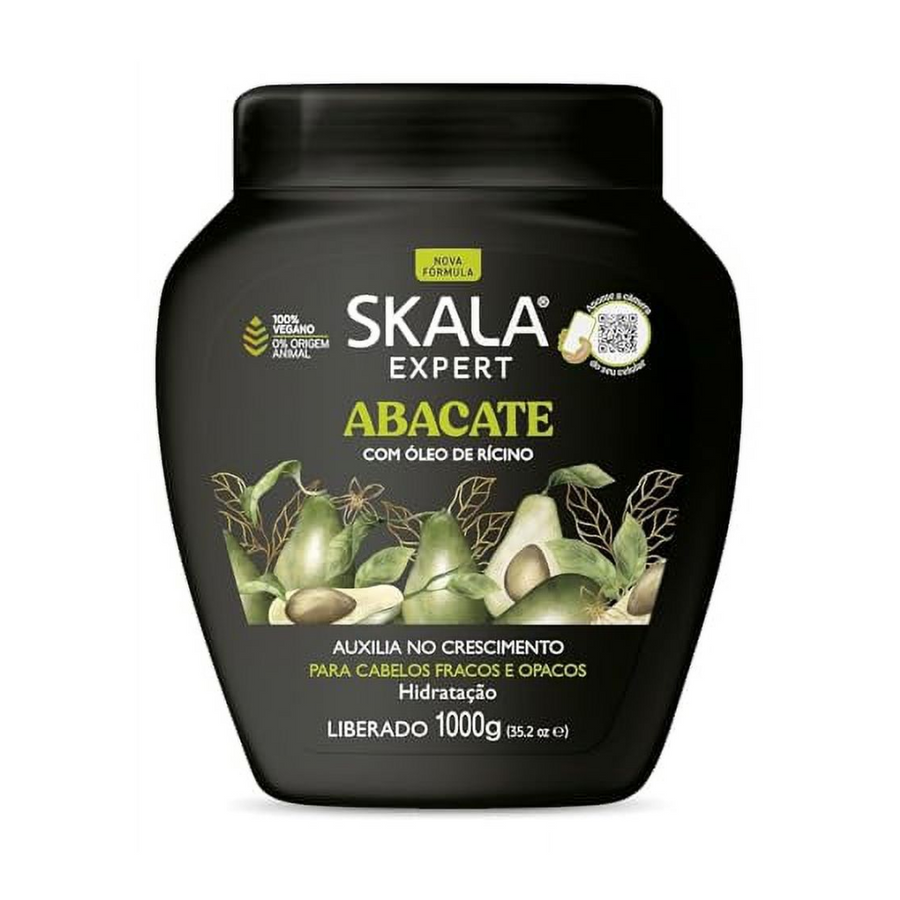 Avocado and Castor Oil Hair Mask for Hydration and Moisture