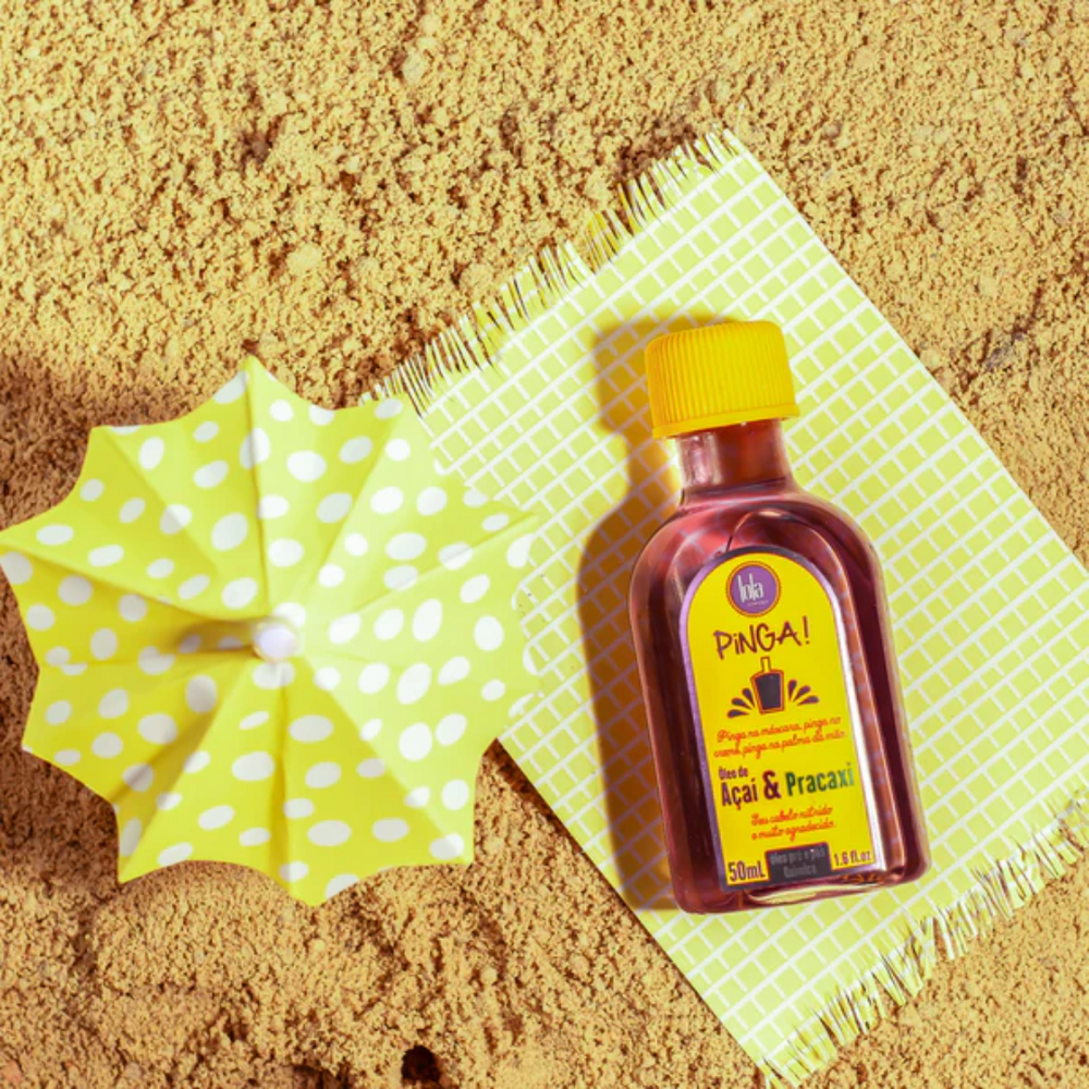 Organic Acai Oil for hair - Anti-Frizz & Split End Treatment