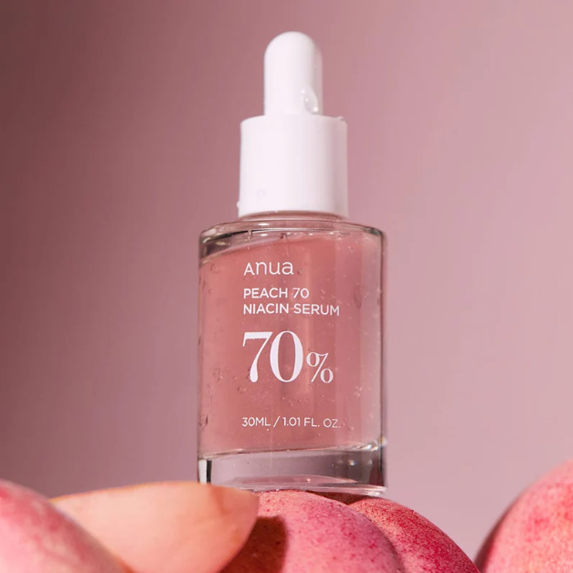 Anua Peach Serum with 5% Niacinamide for Smooth Skin