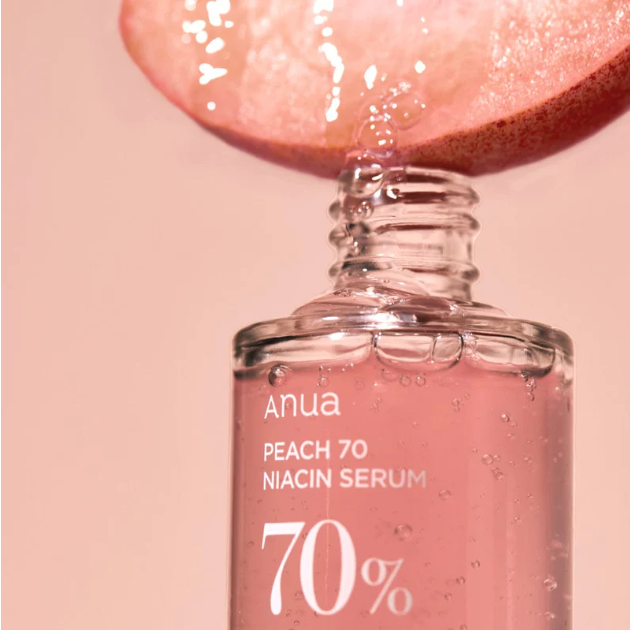 Anua Peach Serum with 5% Niacinamide for Smooth Skin