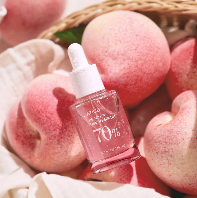 Anua Peach Serum with 5% Niacinamide for Smooth Skin