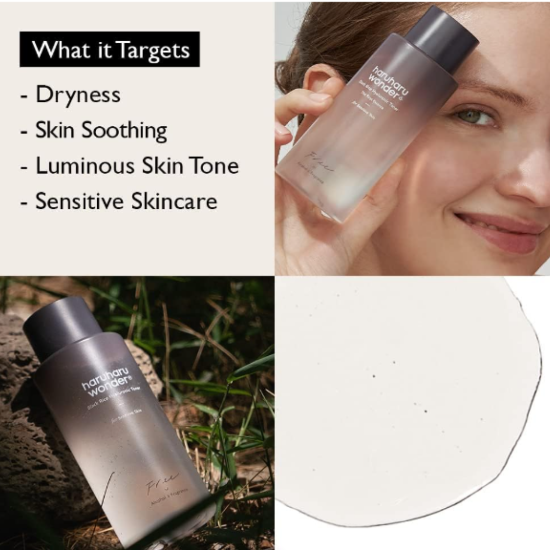 Haruharu WONDER Black Rice Hyaluronic Toner for Dry Skin