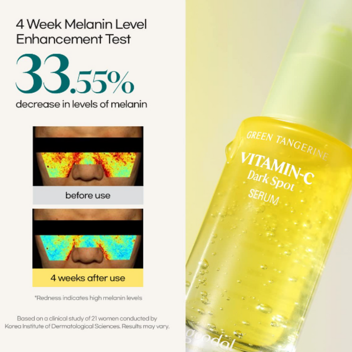 GOODAL Green Tangerine Vitamin C Dark Spot Serum for Skin
