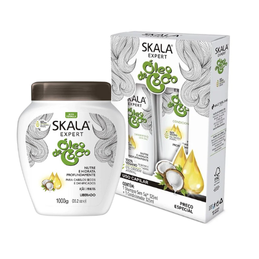 Skala Expert Oleo de Coco Duo: Cream & Shampoo and Conditioner