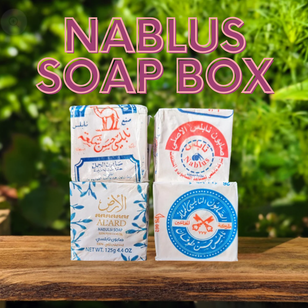 Authentic Palestinian Nablus Soap Box, 4 bars