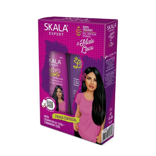 Skala Expert Kit Shampoo e Condicionador Mais Lisos, 2 x 325ML