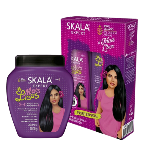 Skala Expert Mais Lisos Duo: Cream & Shampoo and Conditioner