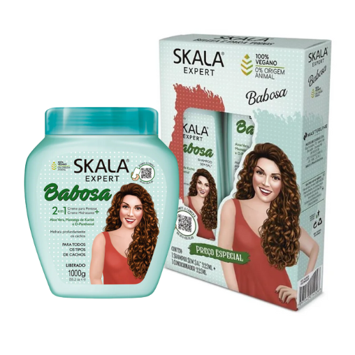 Skala Expert Babosa Aloe Vera Duo: Cream & Shampoo and Conditioner