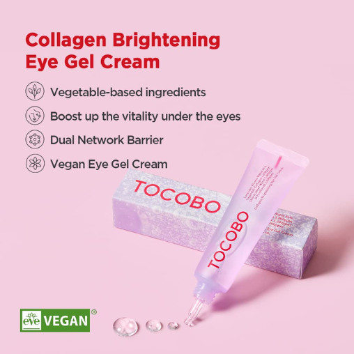 TOCOBO - Collagen Brightening Eye Gel Cream, 30ml