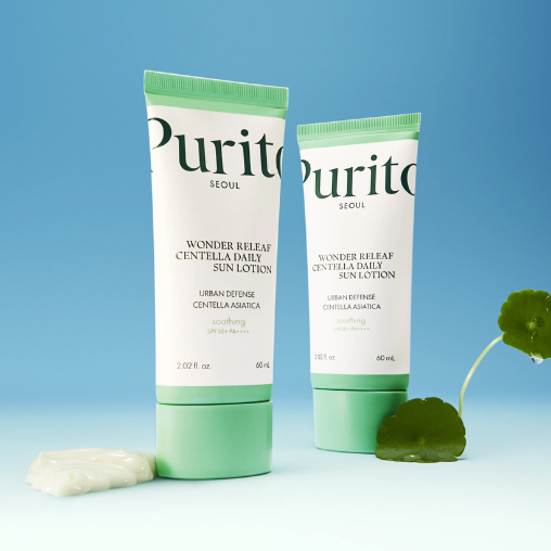 Purito SEOUL SPF 50 sunscreen for sensitive skin protection