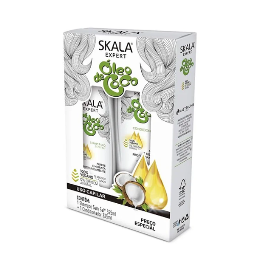 Skala Expert Oleo de Coco Duo: Cream & Shampoo and Conditioner