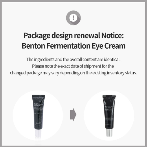 Benton - Fermentation Eye Cream, 30g