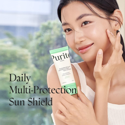 Purito SEOUL SPF 50 sunscreen for sensitive skin protection