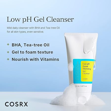 COSRX - Low pH Good Morning Gel Cleanser, 50ml
