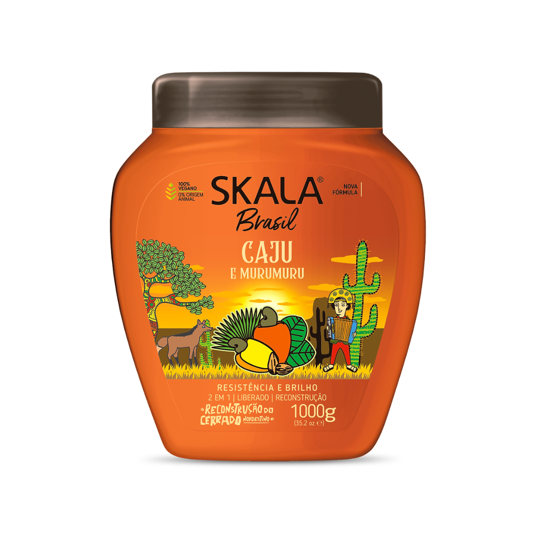 Skala Brasil Moisturizing Hair Treatment for Dry, Frizzy Hair